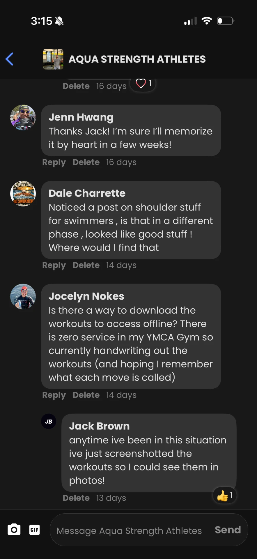 TrainHeroic: Chat with Coach Jack
